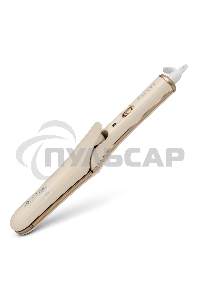 Щипцы для волос с насадкой гофре Galaxy GL 4502, бежевый, 40 Вт, макс. темп. 200°C, нагрев. элемент с защитой от перегр., керам. покрытие пластин, гладкие пластины для выпрям. волос и пласт. 