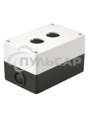 Корпус КП102 Iek BKP10-2-K01 для кнопок 2места белый