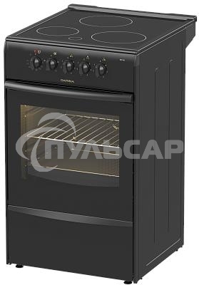 Плита электрическая Darina 1B EC 331 606 At антрацит/черный, конфорок 3 шт, духовка 50 л, 50 см x 85 см x 56 см
