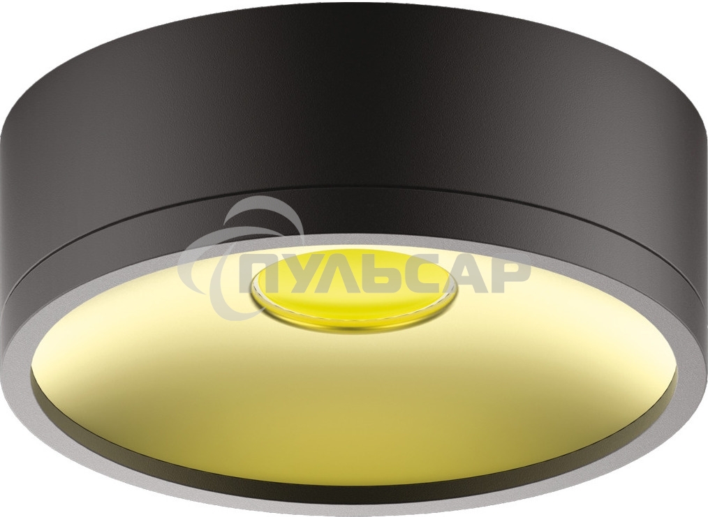 Светильник Gauss Overhead HD040 потолоч. 4000K цв.св.:белый серебристый/золотистый