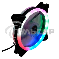 Вентилятор для корпуса Gembird D12025S12L-CF черный, 120 мм, 1200 об/мин, 20.5 дБ, 3 pin