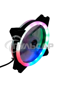 Вентилятор для корпуса Gembird D12025S12L-CF черный, 120 мм, 1200 об/мин, 20.5 дБ, 3 pin