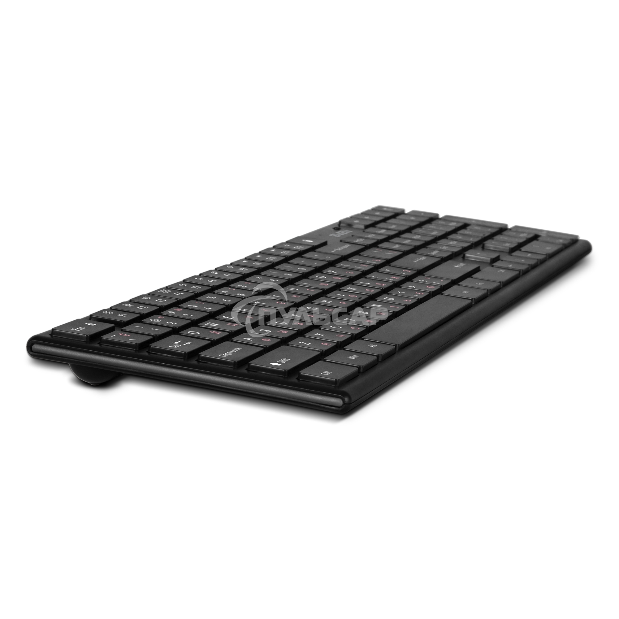 Беспроводной набор Sven ножничная клавиатура + мышь KB-C2550W черный (109 кл.,12Fn, 1000DPI, 2+1 кл.)