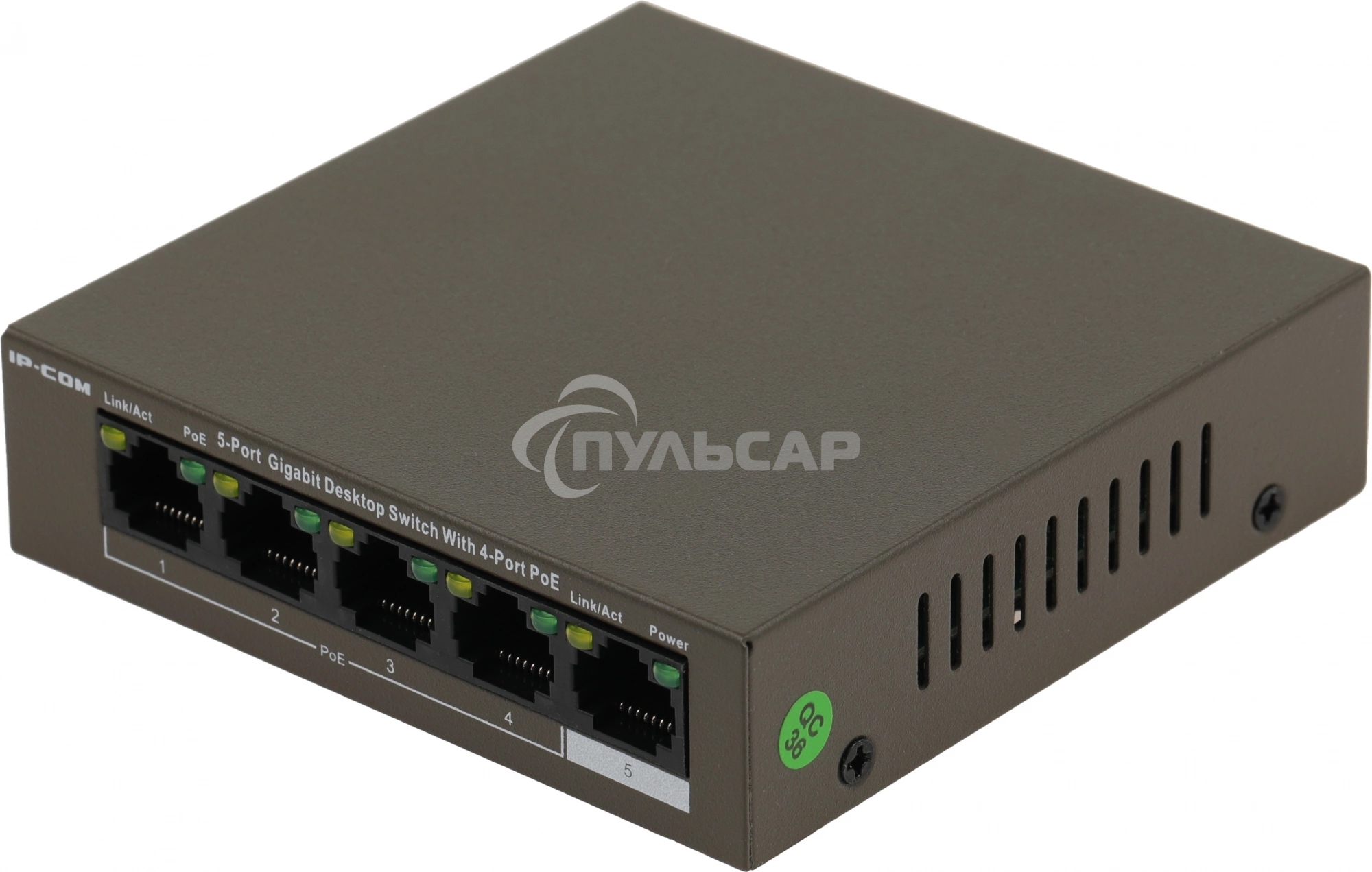 Коммутатор 5PORT 10/100/1000M G1105P-4-63W IP-COM