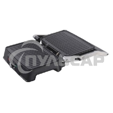 Электрический пресс-гриль Endever Grillmaster 220, серебристый/черный