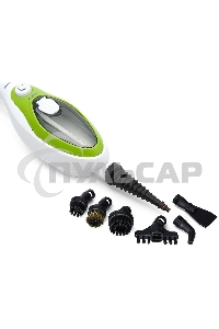 Швабра паровая Kitfort KT-1004-2 1500Вт зеленый/белый