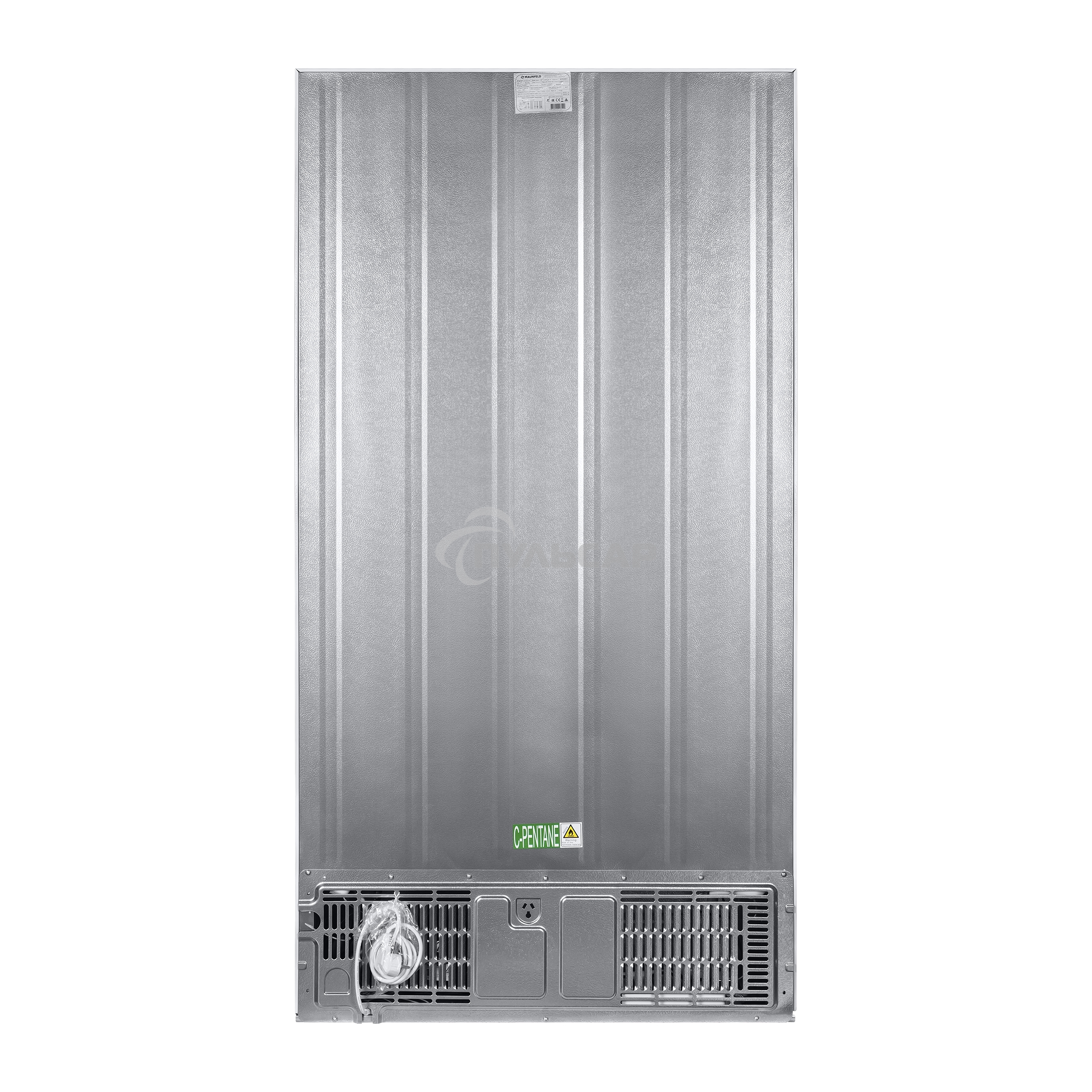 Холодильник Maunfeld MFF177NFW белый глянец двухкамерный 263/170л морозилка сбоку, No Frost, Side by Side