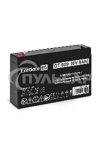 Аккумуляторная батарея ExeGate DT 609 (6V 9Ah, клеммы F1)