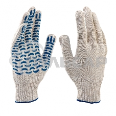 Перчатки трикотажные, ПВХ-покрытие 