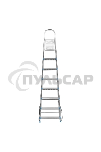 Стремянка Сибртех 8 ступеней, стальная, оцинкованная