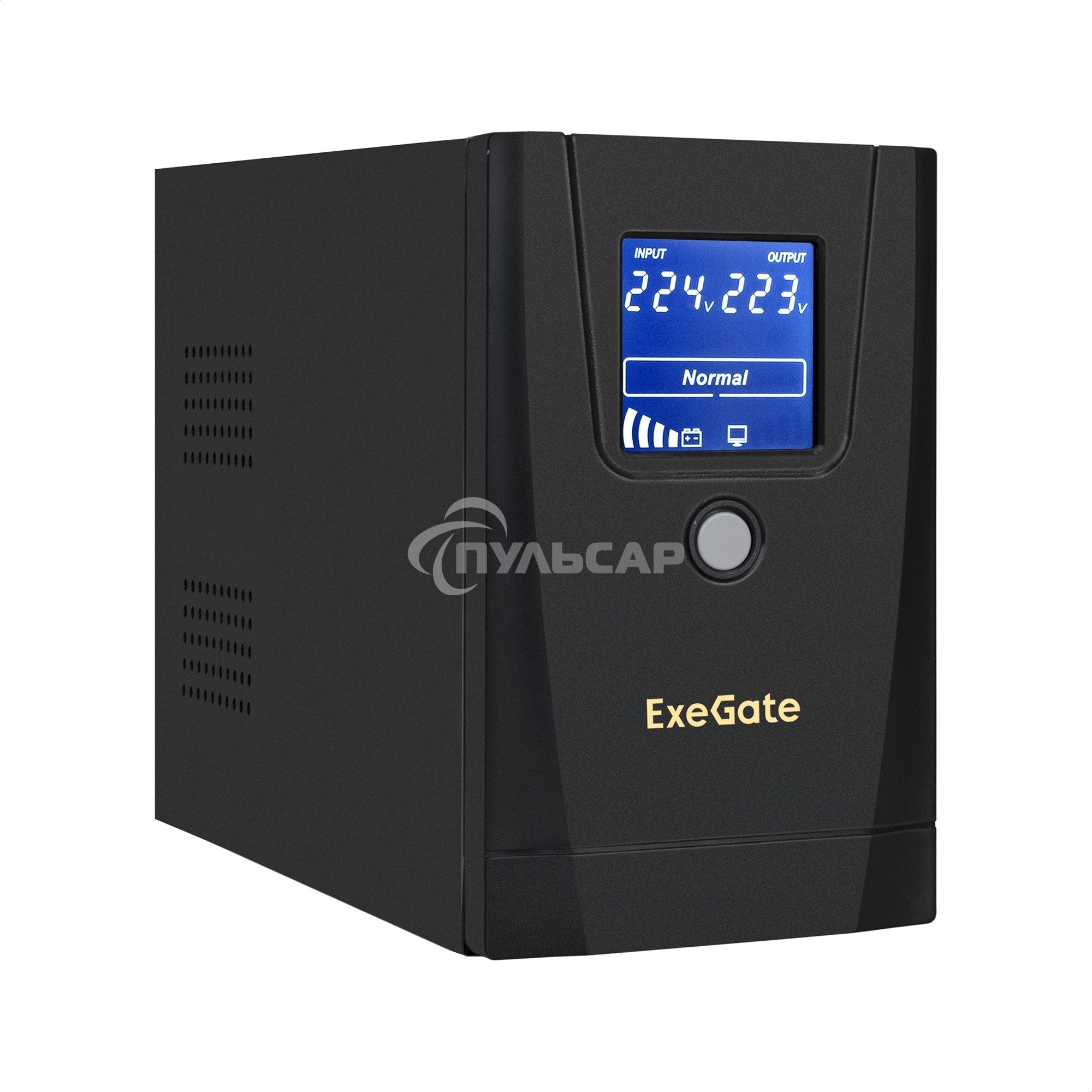 Источник бесперебойного питания ExeGate SpecialPro Smart LLB-1000.LCD.AVR.1SH.2C13.RJ.USB 1000VA/550W, LCD, AVR, 1*Schuko+2*C13, RJ45/11,USB, металлический корпус, черный