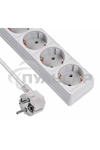 Сетевой фильтр Buro 500SL-1.5-G 1.5м (5 розеток) серый (пакет ПЭ)