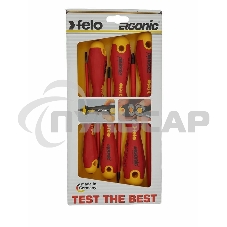 Набор отверток FELO 41396198 набор диэлектрических отверток ergonic 6шт