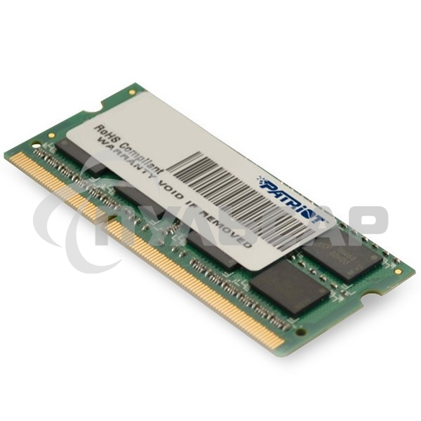 Оперативная память Patriot, DDR3L, 4Gb (1x4 Gb), 1600 MHz, CL11, SO-DIMM