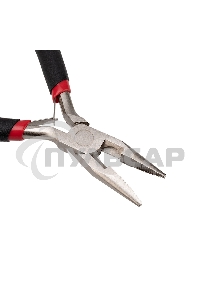 Тонкогубцы Rexant мини 120 мм никелированные, авторазжим, обливные рукоятки