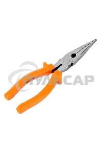 Длинногубцы Classic, 200 мм, прямые шлифованные, пластмассовые рукоятки Sparta