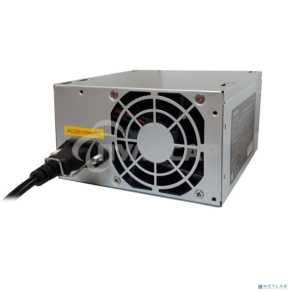 Блок питания ExeGate AA500 (EX256711RUS-S), 500Вт, 80мм, серебряный