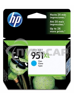 Картридж струйный HP 951XL CN046AE голубой для HP OJ Pro 8100/8600 (1500стр.)
