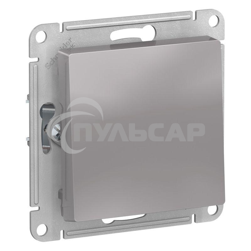 Механизм выключателя 1-кл. ATLAS DESIGN (сх.1) 10АХ алюм. SchE ATN000311