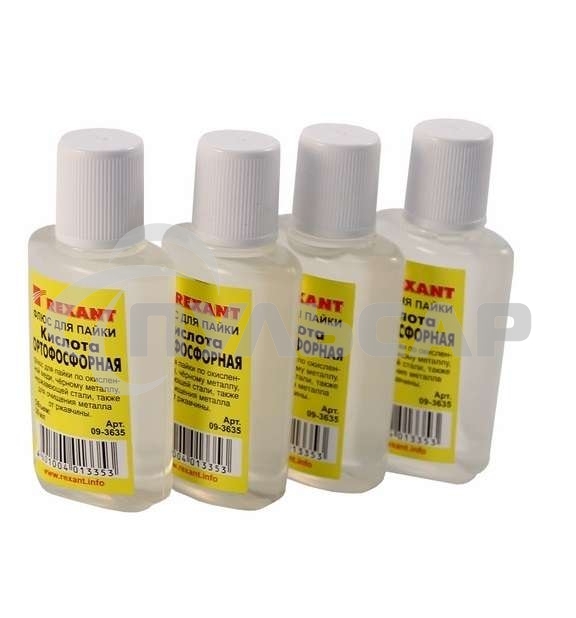 Флюс для пайки (кислота ортофосфорная) 30 мл. Rexant 09-3635