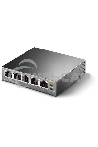 Коммутатор TP-Link SMB TL-SF1005P 5-портовый 10/100 Мбит/с настольный коммутатор с 4 портами PoE 