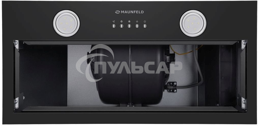 Вытяжка встраиваемая Maunfeld Trapeze 602M черный, 60 см, 1150 куб. м/ч, 54 дБ