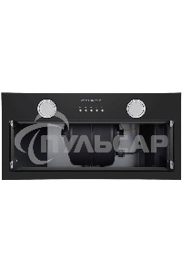 Вытяжка встраиваемая Maunfeld Trapeze 602M черный, 60 см, 1150 куб. м/ч, 54 дБ