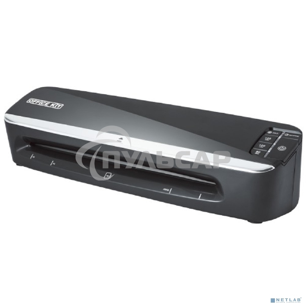 Ламинатор Office Kit L3250 черный A3 (60-125мкм) 50см/мин (4вал.) хол.лам. лам.фото реверс