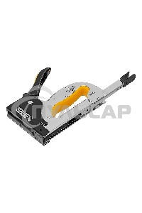 Степлер металл., скобы в комплекте, плавная регулировка удара, 2К рукоятка, тип 53, 4-14 мм Denzel