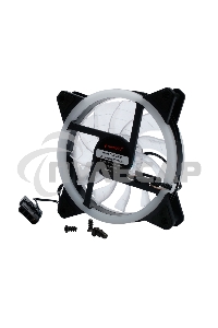 Вентилятор для корпуса Gembird D12025S12L-CF черный, 120 мм, 1200 об/мин, 20.5 дБ, 3 pin