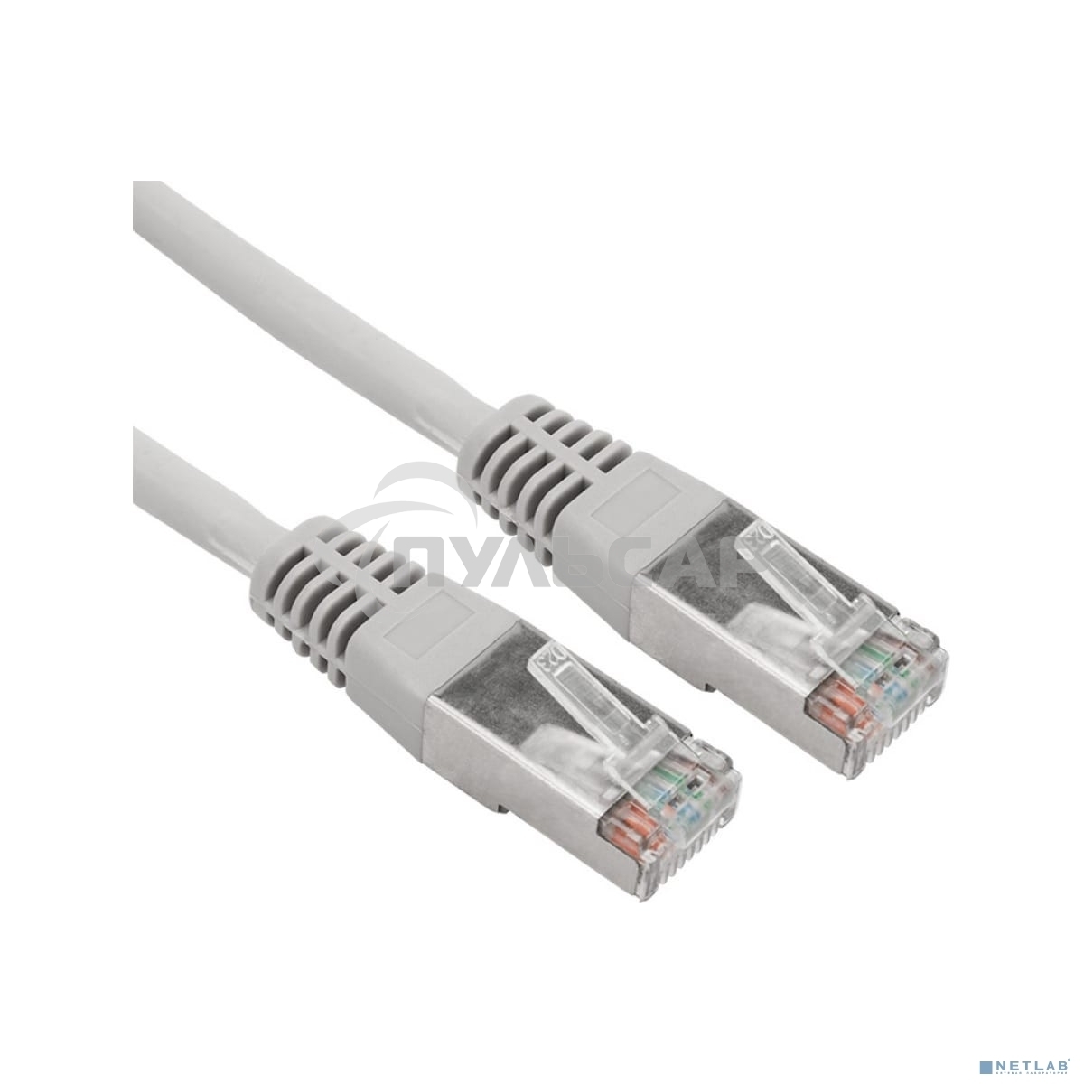 Пaтч-корд F/UTP Rexant, категория 5e, RJ45-RJ45, экранированный, 24AWG, LSZH, серый, 5м