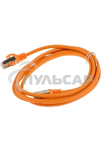Патч-корд FTP Cablexpert кат.5e, 2м, литой, многожильный (оранжевый)