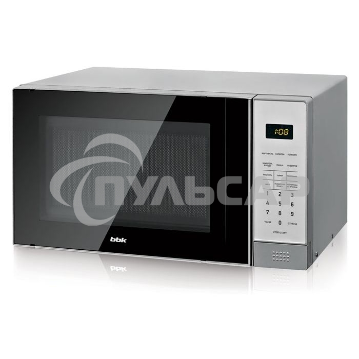 Микроволновая печь BBK 20MWS-729S/BS 20л. 700Вт серебристый/черный