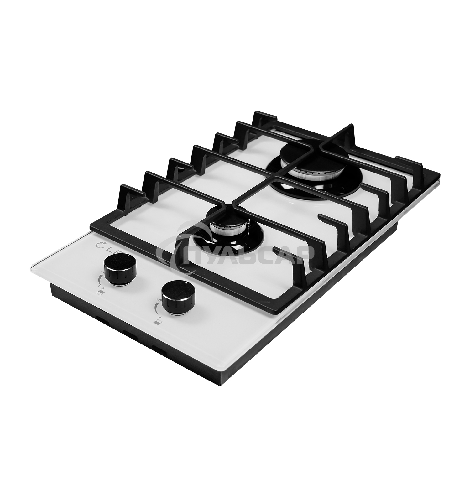 Газовая варочная панель LEX GVG 321 белый4000Вт 2 комфорки белый