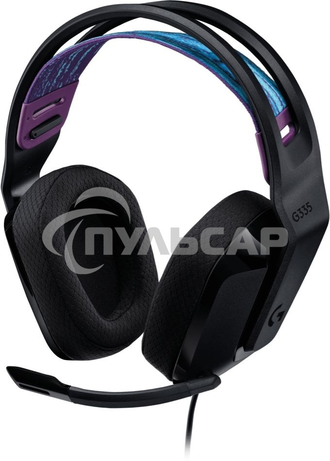 Гарнитура Logitech Headset G335 Wired Black Gaming -3.5 мм