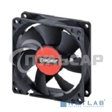 Вентилятор для корпуса ExeGate EX08025SAL черный, 80 мм, 2500 об/мин, 31 дБ