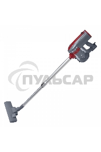 Пылесос вертикальный Galaxy GL 6255 серый/красный, питание от сети, 150 Вт, уборка сухая, пылесборник 0.8 л