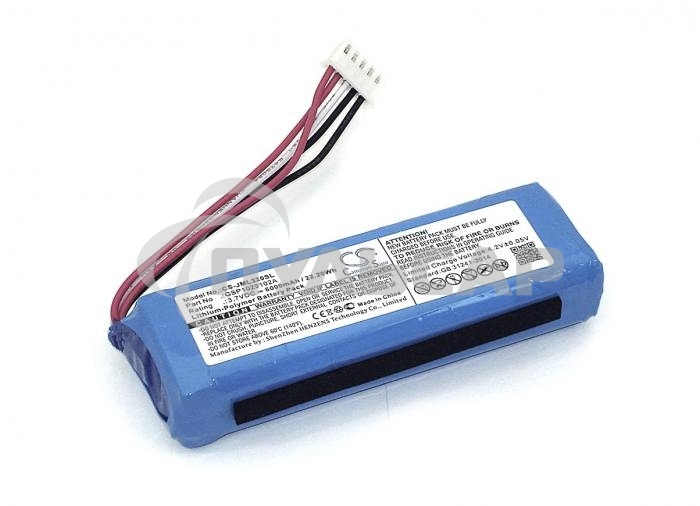 Аккумуляторная батарея CameronSino CS-JML320SL для JBL Charge 3 (2016) 3.7V 6000mAh 22.20Wh