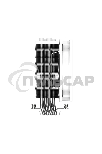 Кулер ID-COOLING SE-214-XT ARGB белый 120мм алюминий/медь 1500rpm 27db 4-pin 180W 150мм