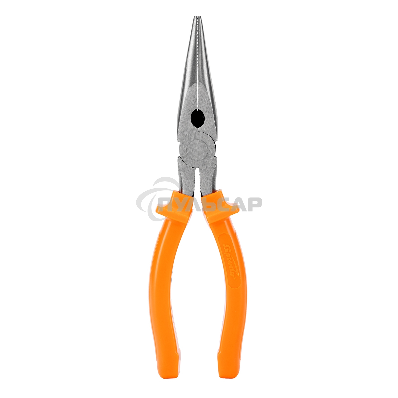 Длинногубцы Classic, 200 мм, прямые шлифованные, пластмассовые рукоятки Sparta