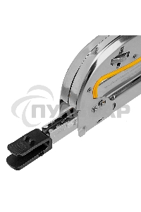 Степлер металл., скобы в комплекте, плавная регулировка удара, 2К рукоятка, тип 53, 4-14 мм Denzel