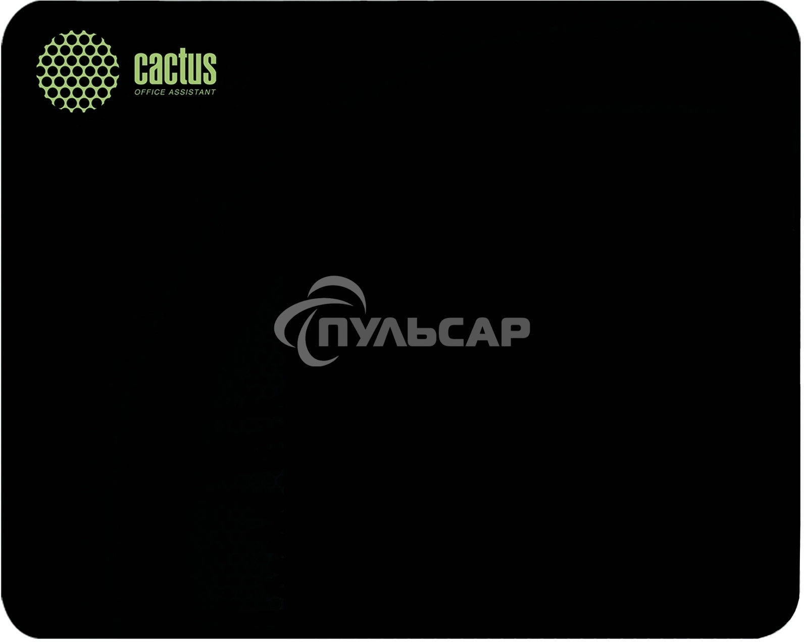 Коврик для мыши Cactus черный 300x250x2мм (CS-MPC-P01M)
