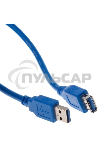 Кабель AM/AF USB3.0 5.0м VCOM удлинитель USB 3.0, VUS7065-5M
