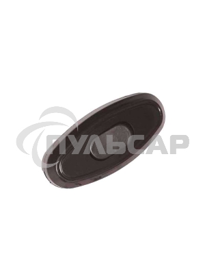 Переключатель бра 6А 250В (еврослот) черный UNIVersal А0106