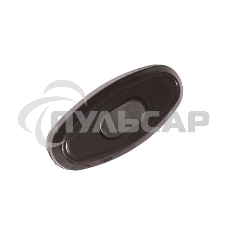 Переключатель бра 6А 250В (еврослот) черный UNIVersal А0106 Переключатель бра 6А 250В (еврослот) черный UNIVersal А0106