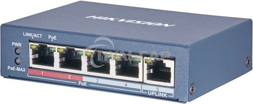 Коммутатор 4PORT 1000M POE DS-3E0505P-E/M HIKVISION