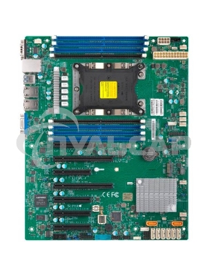Материнская плата серверная Supermicro MBD-X11SPL-F-B, LGA 3647, Intel C621, 8xDDR4, 8xSATA, 1xM.2, 2xPCI-E 3.0 x8, 1xPCI-E 3.0 x4, 2xRJ45 1GbE, 8xUSB 2.0, 2xUSB 3.0, 1xVGA, ATX