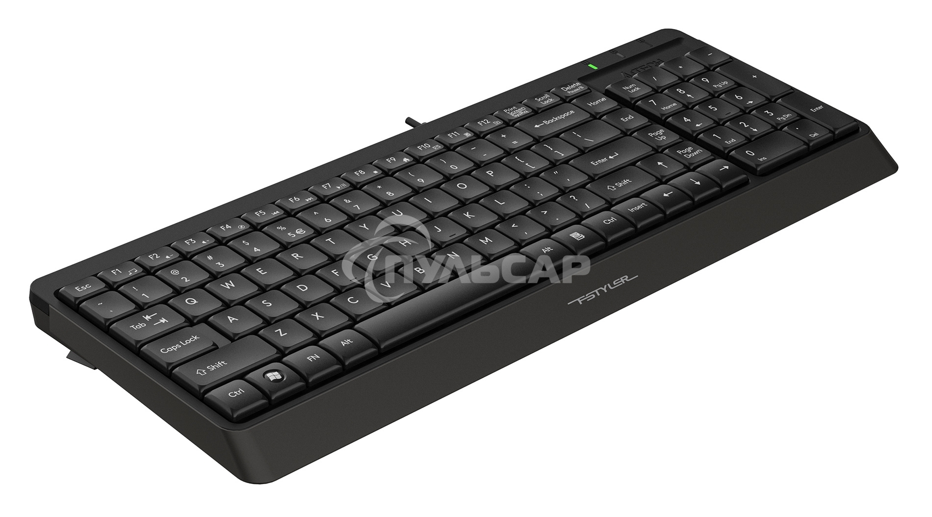 Клавиатура проводная A4Tech Fstyler FK15, USB, черный