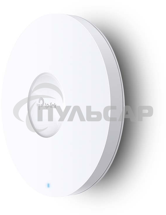 Точка доступа TP-Link 11AX dual-band ceiling access point, up to 1200 Mbit / s at 5 GHz and up to 574 Mbit / s at 2.4 GHz, 1 10/100/1000Mbps LAN port, support PoE 802.3at standard, support BSS coloring, Seamless Roaming, Mesh, Band Steering, Airtime Fairn