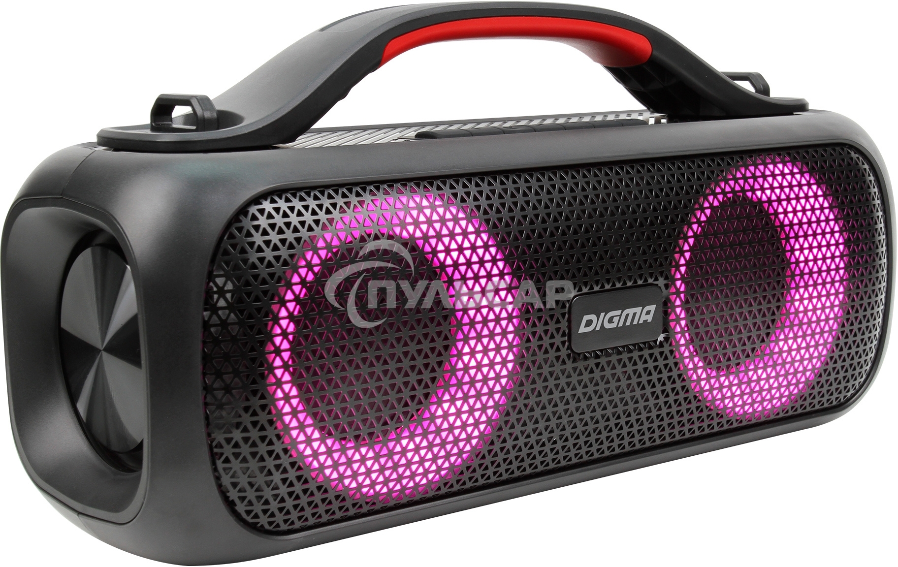 Колонка портатитвная Digma D-PS1531 черный/черный 40W 2.0 BT 10м 3000mAh (SP1531B)